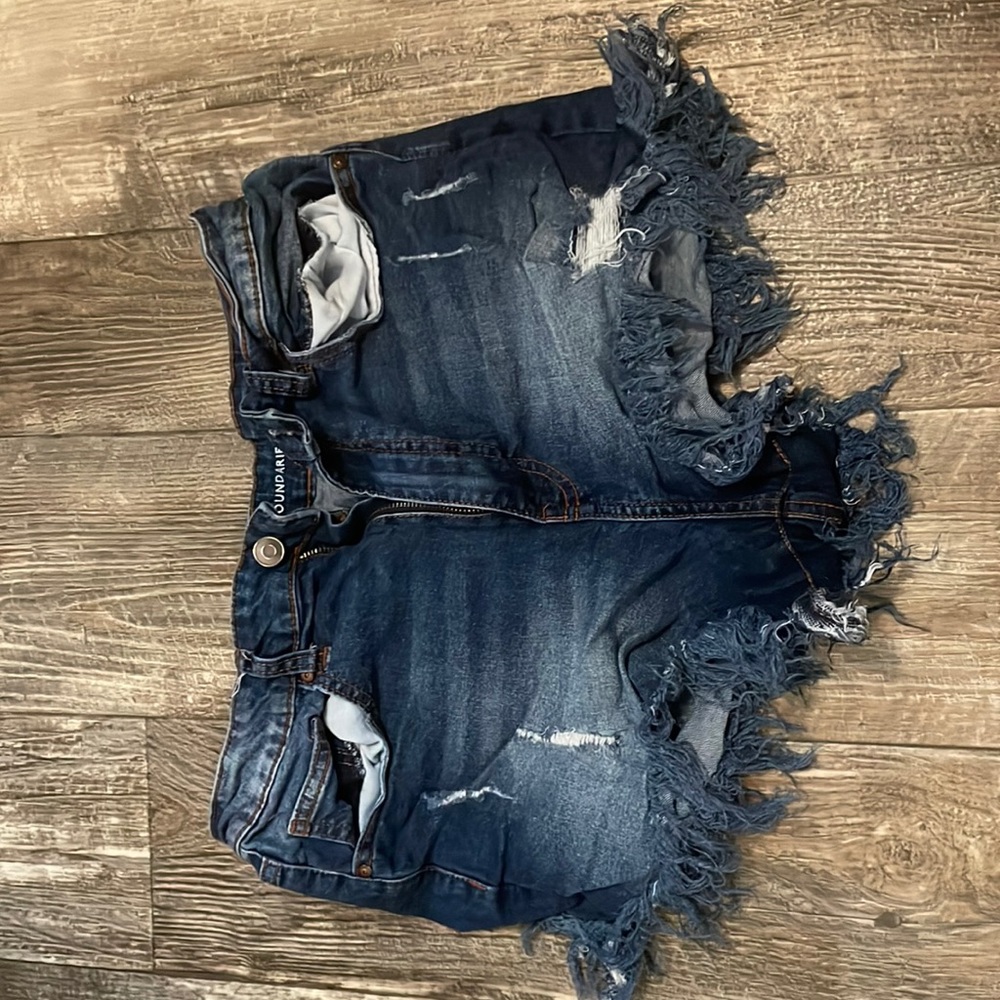 Pair of no boundaries Jean shorts, size 13